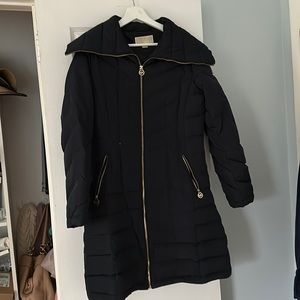 Navy Winter Michael Korean Puffer Jacket
